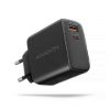 Obrázek AXAGON ACU- PQ45 GaN nabíječka do sítě 45 W, 2x port (USB- A + USB- C), PD3.0/ PPS/ QC4+/ SFC 2.0/ AFC/ Apple