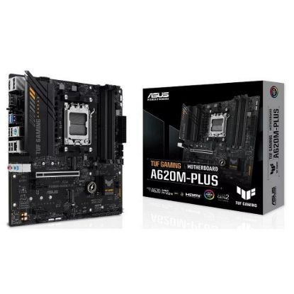 Obrázek ASUS MB Sc AM5 TUF GAMING A620M- PLUS, AMD A620, 4xDDR5, 1xHDMI, 2xDP, mATX