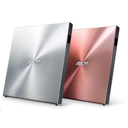 Obrázek ASUS DVD SDRW- 08U5S- U/ SIL/ G/ AS, External Slim DVD- RW, silver, USB + Cyberlink Power2Go 8