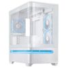 Obrázek ASUS Case AP202 PRIME CASE, mATX, Průhledná bočnice, 3x 120mm ARGB Fan, bílá