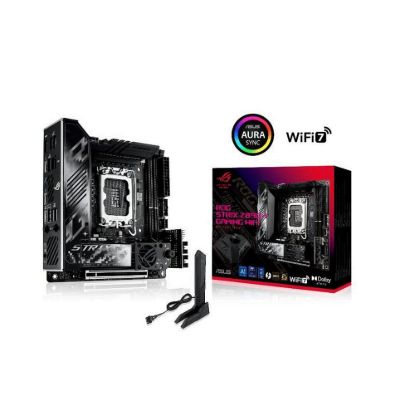 Obrázek ASUS MB Sc LGA1851 ROG STRIX Z890- I GAMING WIFI, Intel Z890, 2xDDR5, 1xHDMI, 2xThunderbolt, WI- FI, Mini- ITX