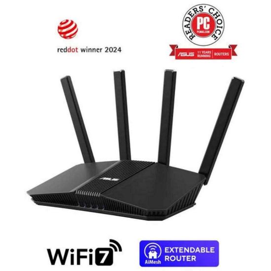 Obrázek ASUS Router RT- BE58U V2, IPv6, WiFi 7, 1 GB RAM, 1x USB 3.2 Gen, 3600 Mb/ s