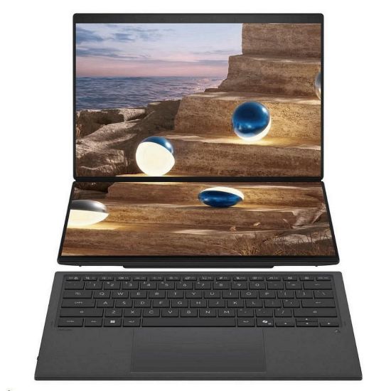 Obrázek ASUS NTB Zenbook Duo (UX8407AA- OLED152 W) Core Ultra 9 386H, 14" 2880 x 1800, 32 GB, 1 TB SSD, Intel, W11 Home, Gray