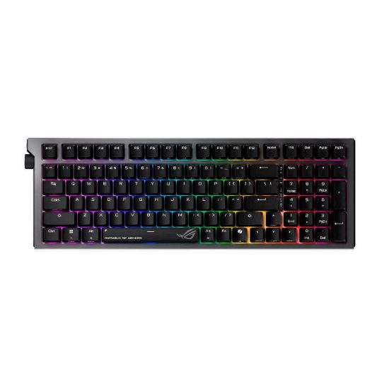 Obrázek ASUS klávesnice ROG Strix Morph 96 WL, Mechanická, Bezdrátová, CZ/ SK, černá
