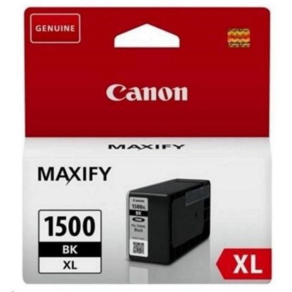 Obrázek Canon CARTRIDGE PGI- 1500XL BK černá pro Maxify MB2050, MB2150, MB2350, MB2750 a MB2755 (1200 str.)