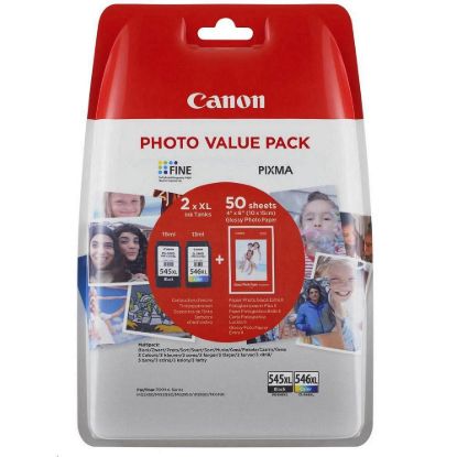 Obrázek Canon CARTRIDGE PG- 545XL/ CL- 546XL- fotopapír GP 501 multipack pro Pixma MG a Pixma TS 305, 3150, 3151 (400 str.)