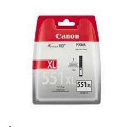 Obrázek Canon CARTRIDGE CLI- 551GY XL šedá pro Pixma iP, Pixma iX, Pixma MG a Pixma MX 725, 8750, 5450 (275 str.)