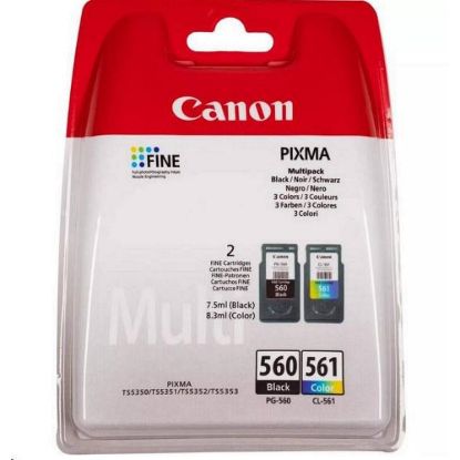 Obrázek Canon CARTRIDGE PG- 560/ CL- 561 PVP pro PIXMA TS535x, TS535xa, TS745x, TS745xi (180 str.)
