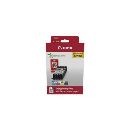 Obrázek Canon CARTRIDGE CLI- 581 BK/ C/ M/ Y PHOTO VALUE pro PIXMA TS615x, 625x, 635x, 815x, 825x ( 200 str.)
