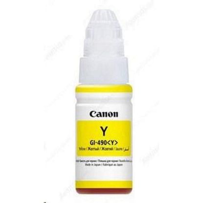 Obrázek Canon Cartridge GI- 490 žlutá proPIXMA G1400, G1410, G2400, G2410, G3400, G3410, G4400, G4410 (7 000 str.)