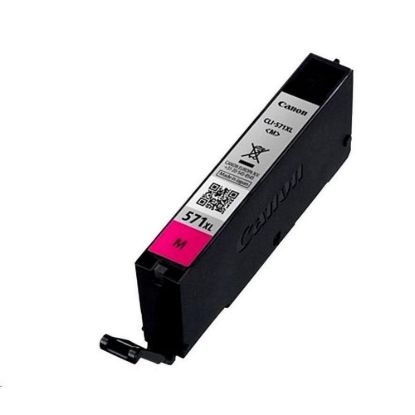 Obrázek CANON CARTRIDGE CLI- 571XL M purpurová pro PIXMA MG575x, MG685x, MG775x, TS505x, TS605x, TS805x, TS905x (715 str.)