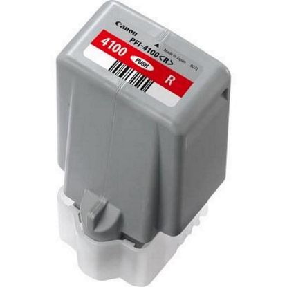 Obrázek CANON Zásobník inkoustu PFI- 4100 pro imagePROGRAF PRO- 1100, Red (80ml)