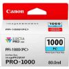 Obrázek Canon CARTRIDGE PFI- 1000PC photo azurová pro ImagePROGRAF PRO- 1000 (600 str.)