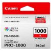 Obrázek Canon CARTRIDGE PFI- 1000R červená pro ImagePROGRAF PRO- 1000 (935 str.)