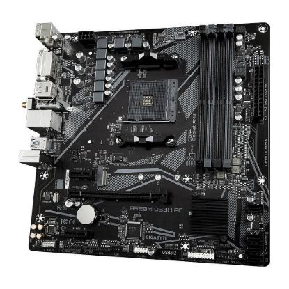 Obrázek GIGABYTE MB Sc AM4 A520M DS3H AC, AMD A520, 4xDDR4, 1xDP, 1xHDMI, 1xDVI- D, WiFi, mATX