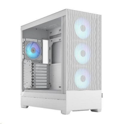 Obrázek FRACTAL DESIGN skříň Pop XL Air RGB White TG Clear Tint, 2x USB 3.0, bez zdroje, E- ATX