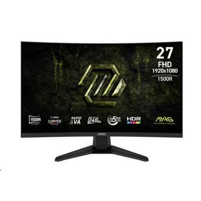 Obrázek MSI LCD MAG 275CF X24, 27", 1920 x 1080, Rapid VA, 0, 5 ms, VESA 100 x 100, Black