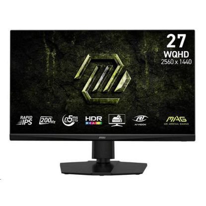Obrázek MSI LCD MAG 272QPF E20, 27", 2560 x 1440, Rapid IPS, 0, 5 ms, VESA 100 x 100, Black