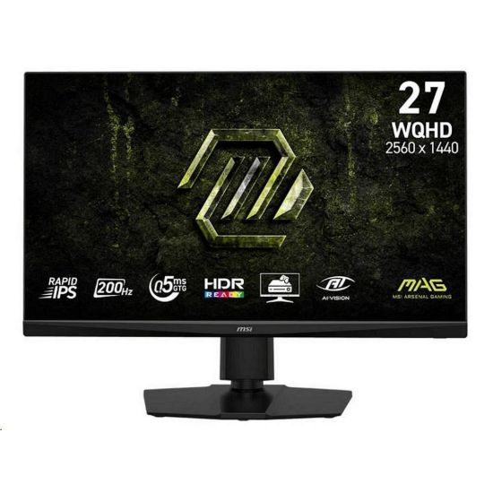 Obrázek MSI LCD MAG 272QPF E20, 27", 2560 x 1440, Rapid IPS, 0, 5 ms, VESA 100 x 100, Black