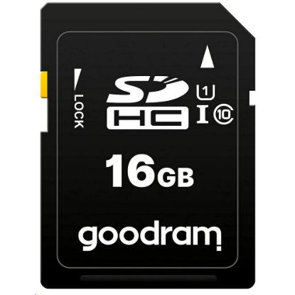 Obrázek GOODRAM SDHC karta 16 GB (R: 100/ W: 10 MB/ s) UHS- I Class 10