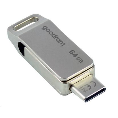 Obrázek GOODRAM Flash Disk 64 GB ODA3, USB 3.2, stříbrná