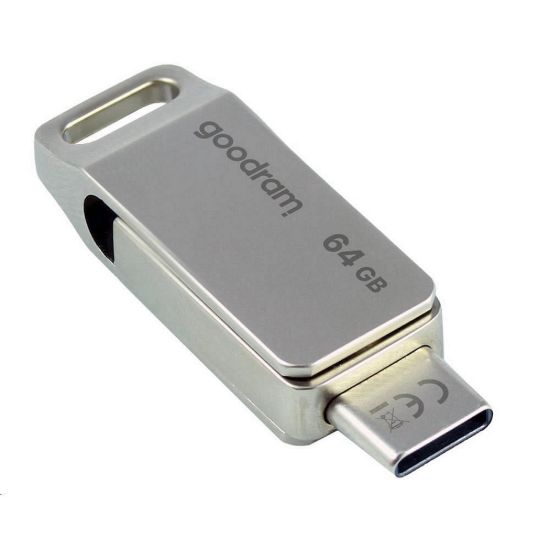 Obrázek GOODRAM Flash Disk 64 GB ODA3, USB 3.2, stříbrná