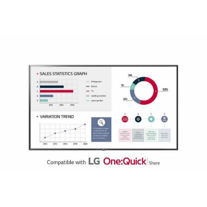 Obrázek LG 55" signage 55VSM5J- H Videowall Signage, FHD, 500 nit, 24/ 7, webOS 4.1, 28% haze, 0.44mm even bezel