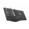 Obrázek C- TECH Klávesnice KB- 113E USB, ERGO, černá, CZ/ SK
