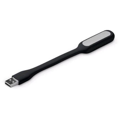 Obrázek C- TECH USB lampička k notebooku UNL- 04, flexibilní, černá