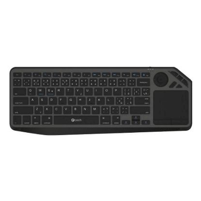Obrázek C- TECH Klávesnice WLTK- 02, Bezdrátová, Touchpad, černá