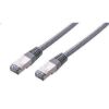 Obrázek C- TECH kabel patchcord Cat5e, FTP, šedý, 3m