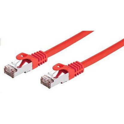 Obrázek C- TECH kabel patchcord Cat6, FTP, červený, 2m