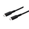 Obrázek C- TECH kabel USB 4.0, Type- C (CM/ CM), PD 100 W, 40Gbps, 1m, černý