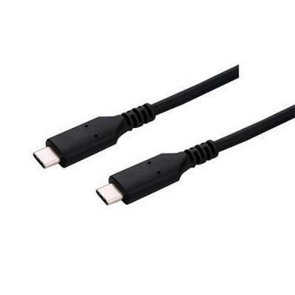 Obrázek C- TECH kabel USB 4.0, Type- C (CM/ CM), PD 100 W, 40Gbps, 1m, černý