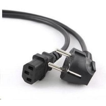 Obrázek C- TECH kabel síťový 1, 8m 220/ 230V napájecí, VDE