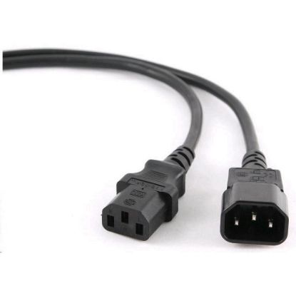 Obrázek Kabel C- TECH síťový, prodlužovací, 1, 8m VDE 220/ 230V napájecí