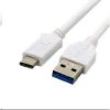 Obrázek C- TECH kabel USB 3.0 AM na USB- C kabel (AM/ CM), 2m, bílý
