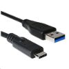 Obrázek C- TECH kabel USB 3.0 AM na USB- C kabel (AM/ CM), 2m, černý