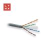 Obrázek LYNX UTP kabel, Cat6, LSOH, celoměděný, vnitřní, šedý, box 305m