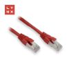 Obrázek LYNX FTP patch kabel Cat5e PVC, CCA, 0, 5m, červený (balení obsahuje 10ks)