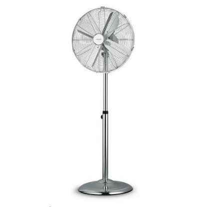 Obrázek Orava SF- 200 X stojanový kovový ventilátor, 3 stupně rychlosti, automatické otáčení, stříbrná