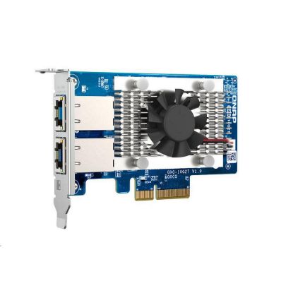 Obrázek QNAP QXG- 10G2T rozšiřující karta 2x 10 GBASE- T pro PC i NAS