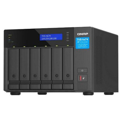 Obrázek QNAP TVS- h674- i5- 32G (6C/ i5- 12400/ 4, 4GHz/ 32 GBRAM/ 6xSATA/ 2 x 2, 5GbE/ 2xM.2/ 3xUSB3.2/ 1xHDMI/ 2xPCIe)