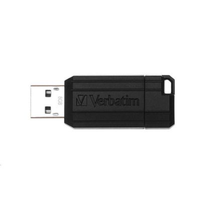 Obrázek VERBATIM Flash Disk 8 GB Store 'n' Go PinStripe, černá