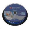 Obrázek VERBATIM BD- R SL Datalife HTL (10- pack)Blu- Ray/ Spindle/ 6x/ 25 GB Wide Printable