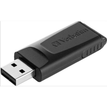 Obrázek VERBATIM Flash Disk 128 GB Store 'n' Go Slider, černá