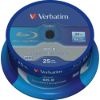 Obrázek VERBATIM BD- R SL Datalife (25- pack)Blu- Ray/ Spindle/ 6x/ 25 GB WHITE BLUE SURFACE