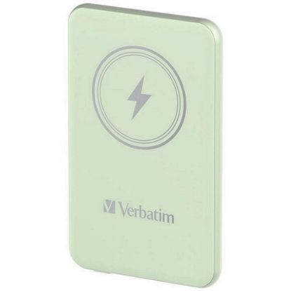 Obrázek VERBATIM Powerbanka Charge 'n' Go, Magnetická, 5000 mAh, USB- C, Zelená