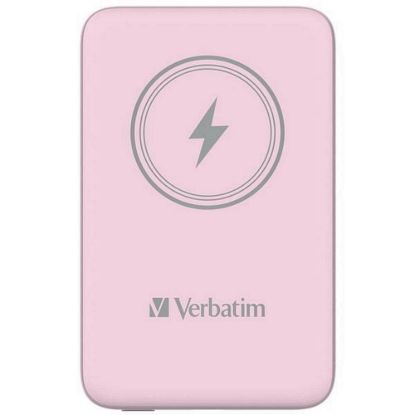 Obrázek VERBATIM Powerbanka Charge 'n' Go, Magnetická, 10000 mAh, USB- C, Růžová