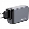 Obrázek VERBATIM GaN Nabíječka do sítě GNC- 100, 100 W, 3x USB- C, 1x USB